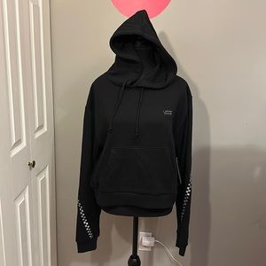 Vans, woman’s, black hoodie